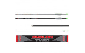 Lot de 9 flèches en carbone Avalon Tyro